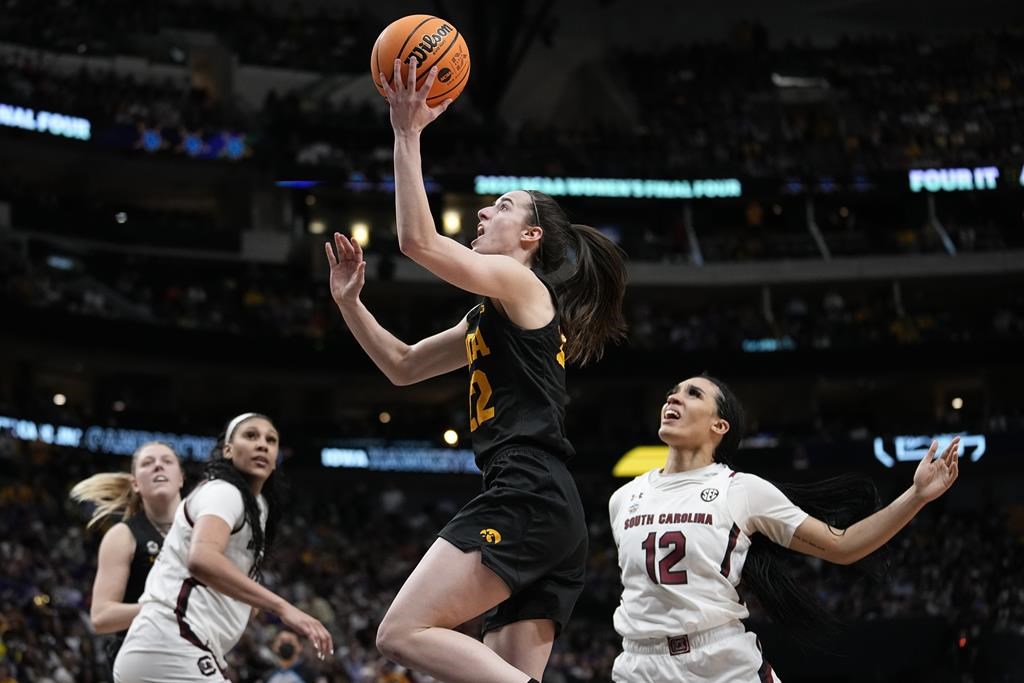 100th game for Caitlin Clark at Iowa is for national title 100th game for Caitlin Clark at Iowa is for national title