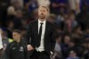 FILE - Chelsea Manager Graham Potter watches during the champions League soccer match between Chelsea and Red Bull Salzburg at the Stamford Bridge in London, England, in London , England, Wednesday, Sept. 14, 2022. Chelsea has fired manager Graham Potter with the club languishing in the middle of the Premier League standings despite spending more than $600 million on players in the last two transfer windows. The team announced Potter's departure on Sunday, April 2, 2023. (AP Photo/Leila Coker, file)
