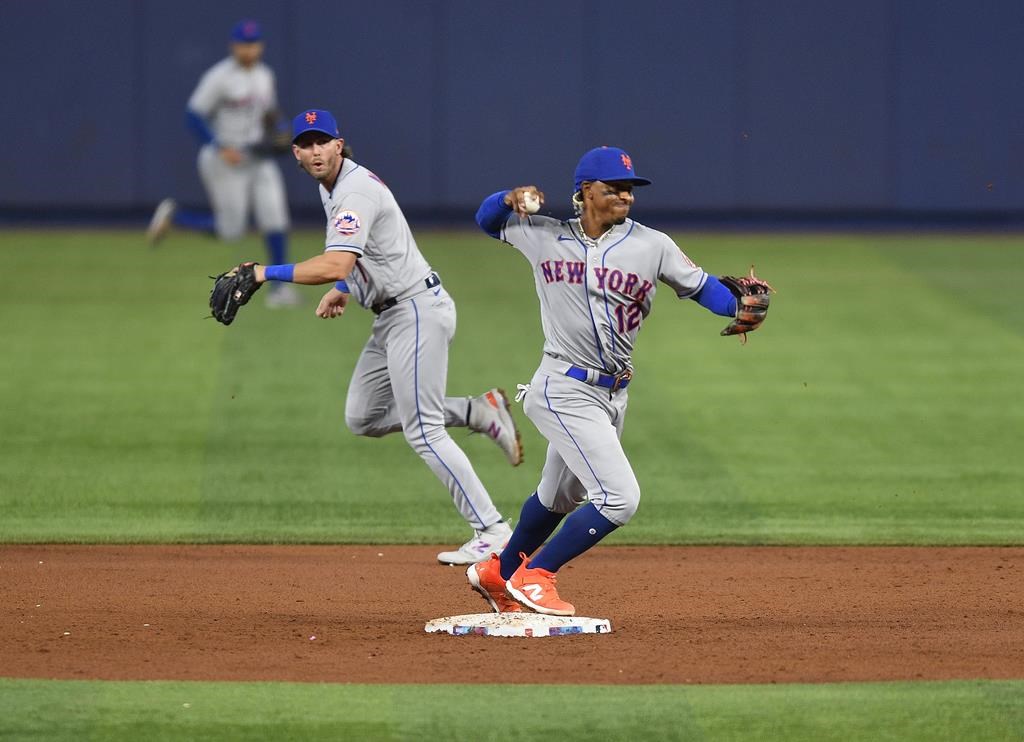 Mets wears ghost glove fans 8 wins debut vs Marlins 51 Mets wears ghost glove fans 8 wins debut vs Marlins 51
