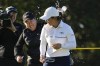 Ruoning Yin is doused with water after winning the LPGA's DIO Implant LA Open golf tournament on Sunday, April 2, 2023, in Palos Verdes Estates, Calif. (AP Photo/Ashley Landis)