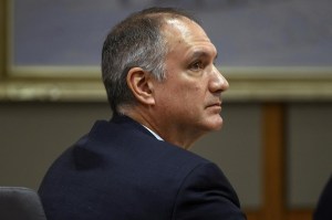 Ed Sniffen, former acting attorney general for Alaska, appears in an Anchorage courtroom for an evidentiary hearing on Jan. 5, 2023. Sniffen was indicted in September 2022 on three felony charges of sexual abuse of a minor in 1991. On Friday, March 31, 2023, a judge dismissed the sex abuse case against Sniffen, citing the statute of limitations in place when the alleged abuse happened over 30 years earlier. (Marc Lester/Anchorage Daily News via AP)