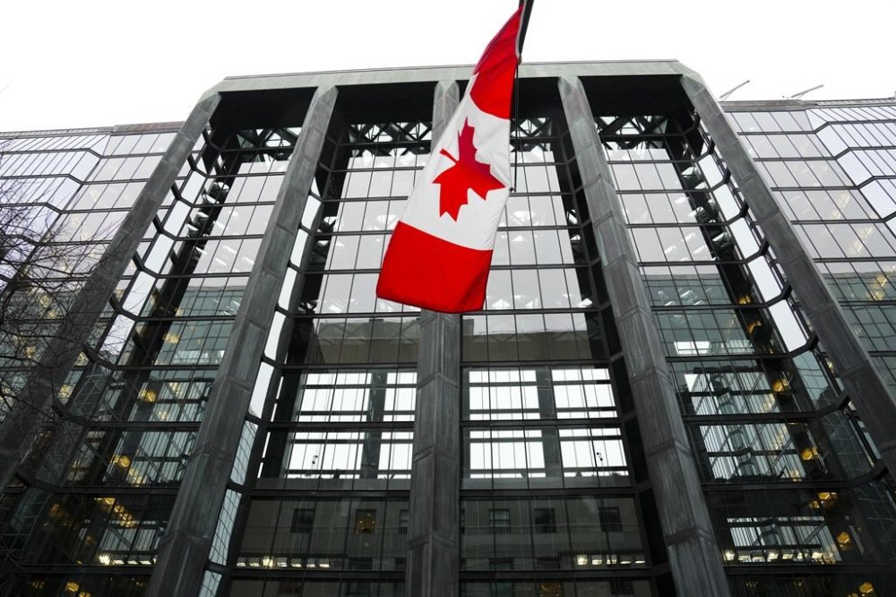 The Bank of Canada building is pictured in Ottawa on Tuesday, Dec. 6, 2022. New surveys from the Bank of Canada suggest business and consumer expectations of future inflation are tracking down, but a potential recession continues to weigh on economic outlooks. THE CANADIAN PRESS/Sean Kilpatrick