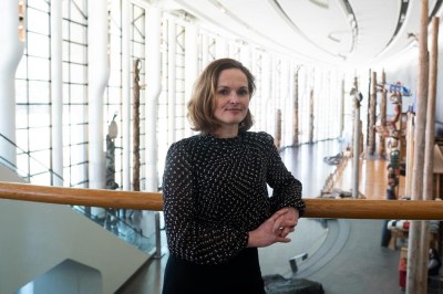 President and CEO of the Canadian Museum of History and Canadian War Museum Caroline Dromaguet is seen in a portrait at the Canadian Museum of History in Gatineau, Que., Thursday, March 30, 2023. THE CANADIAN PRESS/Spencer Colby