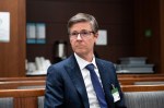 Galen Weston, Chairman and President of Loblaw Companies Limited, waits to appear as witnesses at the Standing Committee on Agriculture and Agri-Food investigating food price inflation in Ottawa, Wednesday, March 8, 2023. Regulatory filings show Weston took in $8.4 million in total compensation last year in his role at the head of Loblaw Companies Ltd. THE CANADIAN PRESS/Spencer Colby
