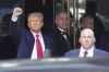 Former President Donald Trump leaves Trump Tower in New York on Tuesday, April 4, 2023. Trump will surrender in Manhattan on Tuesday to face criminal charges stemming from 2016 hush money payments. (AP Photo/Bryan Woolston)