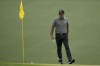 Phil Mickelson walks on the 15th green during a practice for the Masters golf tournament at Augusta National Golf Club, Tuesday, April 4, 2023, in Augusta, Ga. (AP Photo/Charlie Riedel)