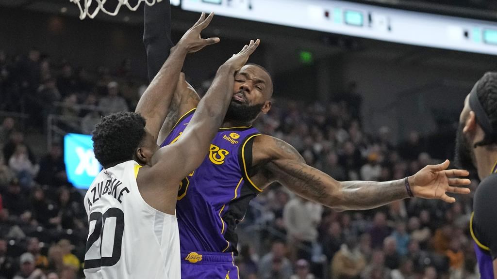 James gamewinner lifts Lakers past Jazz in OT
