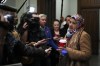 Liberal member of Parliament Salma Zahid arrives at a caucus meeting on Parliament Hill in Ottawa on Wednesday, Feb. 1, 2023. THE CANADIAN PRESS/Sean Kilpatrick