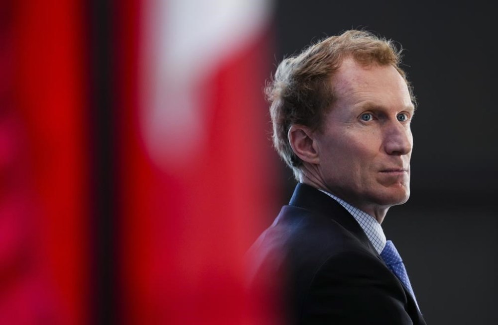 Marc Miller, Minister of Crown-Indigenous Relations, is during an announcement in Ottawa, Tuesday, Feb. 28, 2023. The federal minister responsible for Crown-Indigenous relations is praising workers at a Winnipeg landfill for their