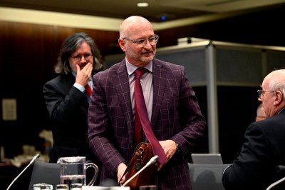 Minister of Justice David Lametti leaves after appearing before the Standing Committee on Citizenship and Immigration in Ottawa, on Wednesday, March 29, 2023Justice Minister David Lametti says he knows the government's draft action plan for implementing the United Nations Declaration on the Rights of Indigenous Peoples is not perfect. THE CANADIAN PRESS/Justin Tang