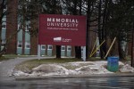 Signage for the university is shown on Monday, Jan. 30, 2023.&nbsp;The president of Memorial University of Newfoundland Labrador has been removed.&nbsp;THE CANADIAN PRESS/Paul Daly