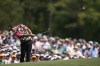 Viktor Hovland, of Norway, hits his tee shot on the 12th hole during the first round of the Masters golf tournament at Augusta National Golf Club on Thursday, April 6, 2023, in Augusta, Ga. (AP Photo/Jae C. Hong)