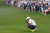 Brooks Koepka lines up a putt on the second hole during the second round of the Masters golf tournament at Augusta National Golf Club on Friday, April 7, 2023, in Augusta, Ga. (AP Photo/David J. Phillip)