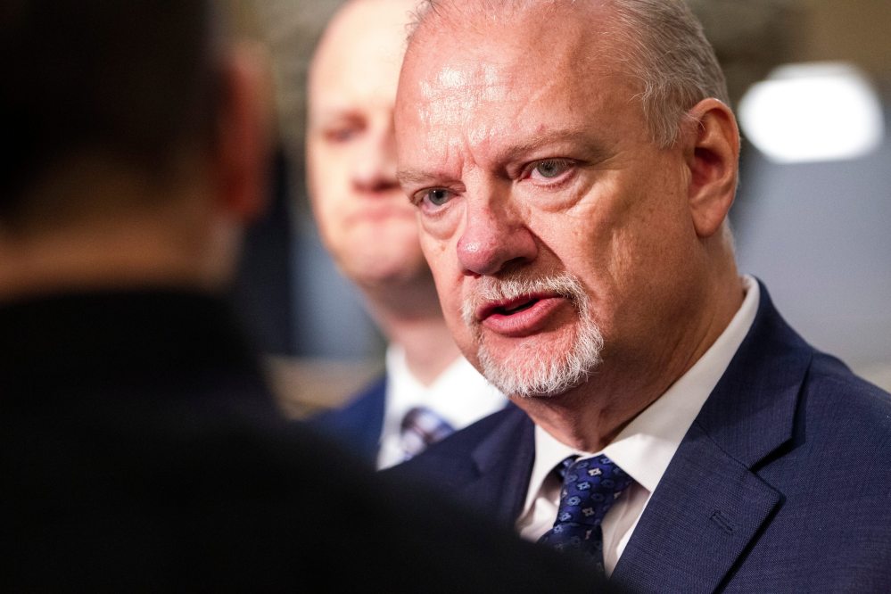 MIKAELA MACKENZIE / WINNIPEG FREE PRESS FILES
Justice minister Kelvin Goertzen said the government wants to see the budget passed before the house breaks for the summer on June 1.