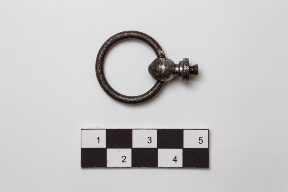 Parks Canada’s Scott Stephen describes post-contact artifacts found at the forks.