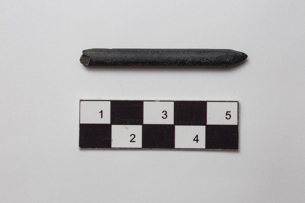 Parks Canada’s Scott Stephen describes post-contact artifacts found at the forks.