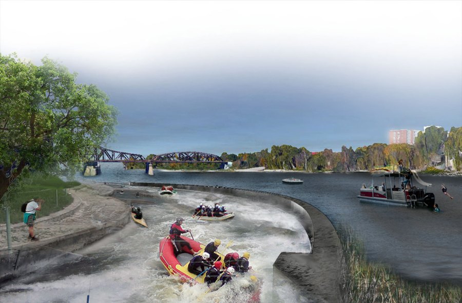 A Whitewater Raft Runs Through It