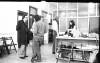 PHOTO COURTESY OF BRAD CASLOR
                                Members of the Canada Council meet with Winnipeg Film Group representatives in the Bate Building, circa 1970s