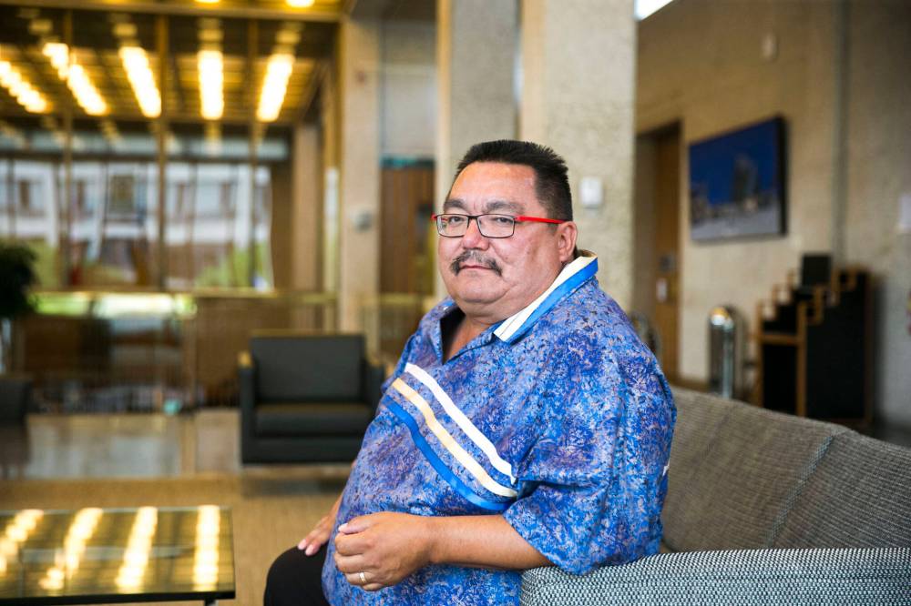 MIKAELA MACKENZIE / WINNIPEG FREE PRESS FILES
“That was a sad day for democracy in Peguis. I will state that openly,” said Peguis Chief Glenn Hudson.