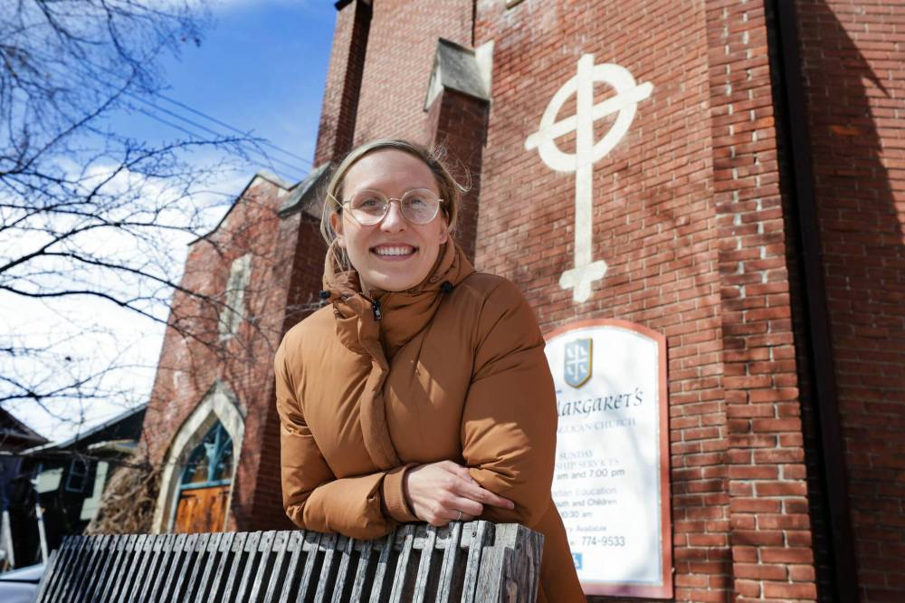 RUTH BONNEVILLE / WINNIPEG FREE PRESS
Goossen’s nursing training enables her to “look for things other pastoral staff might not notice, signs of illness we could miss,” she said.