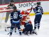 JOHN WOODS / THE CANADIAN PRESS
                                Calgary Flames’ Trevor Lewis (22) celebrates a goal against the Winnipeg Jets during third period NHL action in Winnipeg.