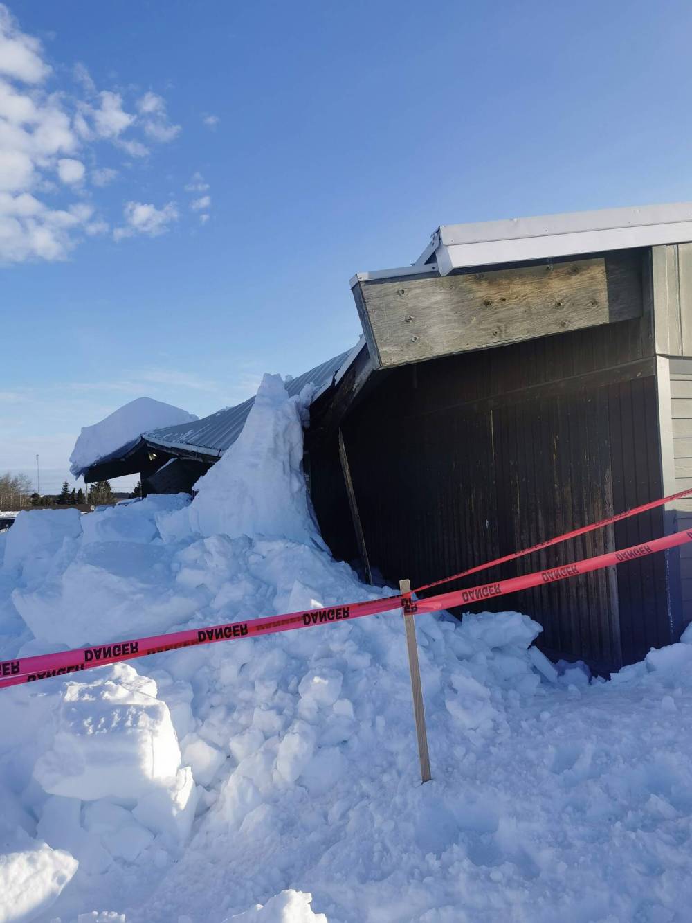 SUPPLIED
                                Students at Thunderbird School have been dismissed from classes indefinitely, after their school’s roof collapsed over Easter weekend.