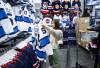 RUTH BONNEVILLE / WINNIPEG FREE PRESS
                                Maya Dowson, an 18-year-old Jets fan who works downtown, was so giddy Wednesday she had to re-watch highlights of Tuesday’s game to make sure it was real.