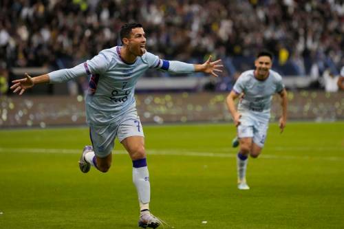 Hussein Malla / The Associated Press files
                                Cristiano Ronaldo shares the child-like joy he experiences from scoring for his current club Al Nassr of Saudi Arabia.