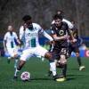 SUPPLIED
                                Valour FC fullback Matteo de Brienne in action in Sunday&rsquo;s 2-nil win over York United FC.