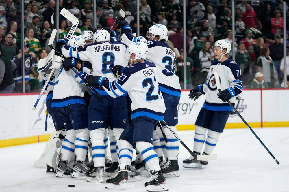 ABBIE PARR / THE ASSOCIATED PRESS FILES
The Winnipeg Jets always had a strong core of talent and they'll have to continue responding to adversity and rising to the occasion against Vegas.