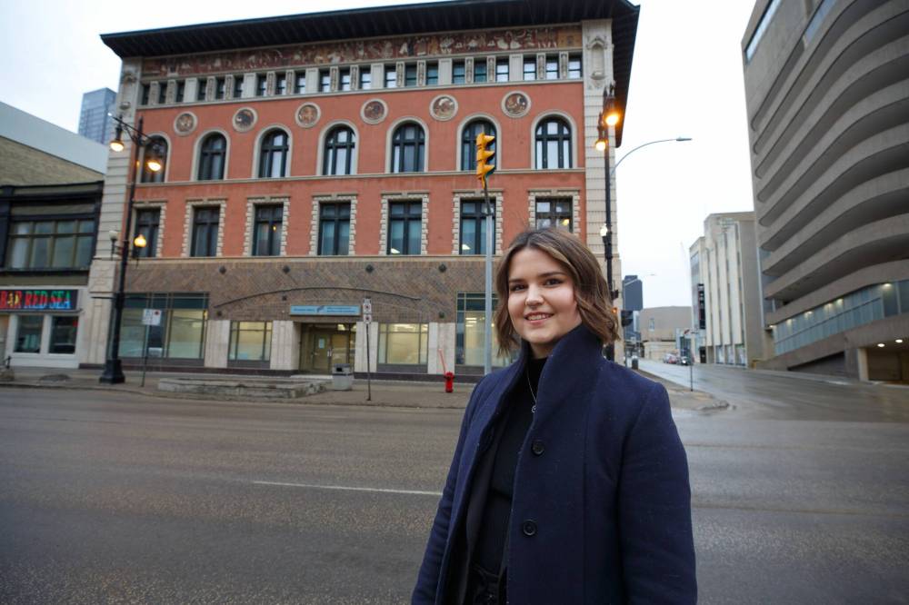 MIKE DEAL / WINNIPEG FREE PRESS
Naomi Brien said she hopes the school will draw more people to Portage Avenue, which has seen a number of businesses leave during the pandemic.