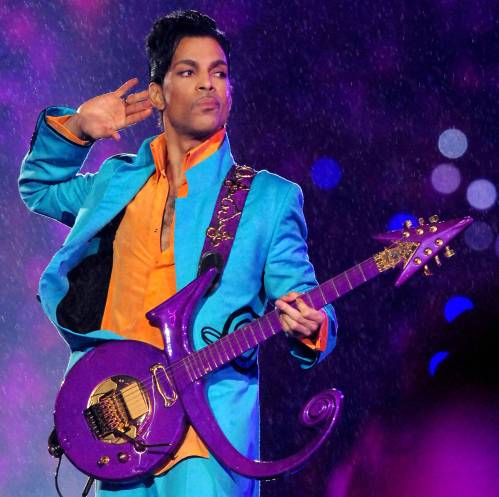 Prince performs at half time during Super Bowl XLI between the Indianapolis Colts and Chicago Bears at Dolphins Stadium in Miami, Florida on February 4, 2007. (Theo Wargo/WireImage.com)