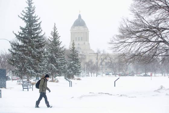 The current system will likely cause varied weather conditions in the Winnipeg area — likely a mix of rain and snow starting early Thursday, transitioning to heavy snow in Manitoba's southeast later in the day. (Mike Deal / Winnipeg Free Press files))