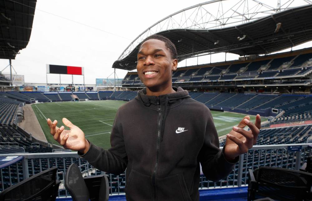 Mike Deal / Winnipeg Free Press
Mekhi Tyrell, who has not yet hired an agent, is scheduled to attend the start of the CFL club’s rookie camp on May 8.