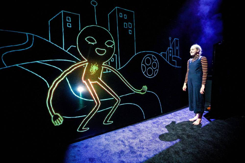 MATT BYRNE PHOTO
Temeka Lawlor stars in and co-created Zooom, a 45-minute production by Australia’s Patch Theatre.