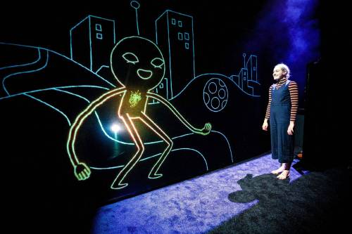 MATT BYRNE PHOTO
                                Temeka Lawlor stars in and co-created Zooom, a 45-minute production by Australia&rsquo;s Patch Theatre.