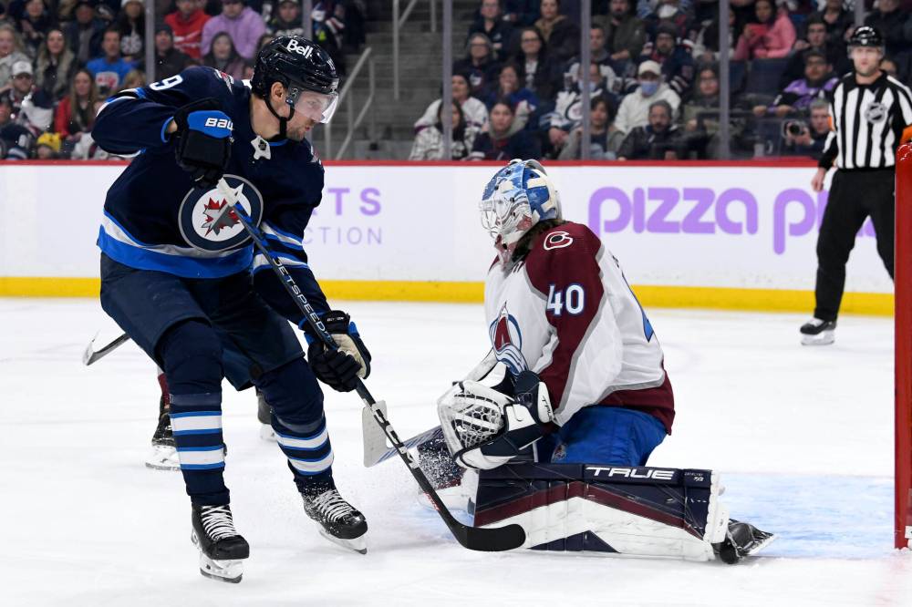 The warm-up in Vegas was like skating inside of a night club, says David Gustafsson. (Fred Greenslade / The Canadian Press files)
