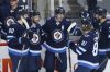 Winnipeg Jets’ Pierre-Luc Dubois, Josh Morrissey, Mark Scheifele, Kyle Connor and Blake Wheeler need to step up their effort if they’re going to beat the Vegas Golden Knights in Game Three of their first-round Stanley Cup playoff series on Saturday. THE CANADIAN PRESS FILES/John Woods