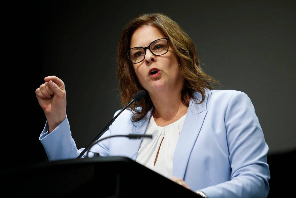 The Opposition called on Premier Heather Stefanson during question period Tuesday to respond to a claim her government’s handling the health-care system is becoming a political “pork barrel.” (John Woods / The Canadian Press files)