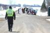 RUTH BONNEVILLE / WINNIPEG FREE PRESS Local - RCMP search RCMP and Forensic ID unit officers search the ditches and fields around 79North Rd. off Hwy 6 in the Woodlands area for human remains on Friday. Parts of the roadway are closed to local traffic to allow for a staging area for the officers to retrieve the remains during the investigation. April 1st, 2022