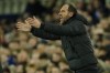 Tottenham's interim head coach Cristian Stellini reacts during the English Premier League soccer match between Everton and Tottenham Hotspur at the Goodison Park stadium in Liverpool, England, Monday, April 3, 2023. (AP Photo/Jon Super)