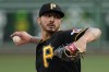 Pittsburgh Pirates starting pitcher Vince Velasquez delivers during the first inning of a baseball game against the Chicago White Sox in Pittsburgh, Saturday, April 8, 2023. (AP Photo/Gene J. Puskar)