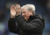 Crystal Palace Manager Roy Hodgson, applauds supporters following the English Premier League soccer match between Leeds United and Crystal Palace at Ellend Road, in Leeds, England, Sunday April 9, 2023. (Nigel French/PA via AP)