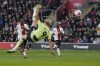 Manchester City's Erling Haaland scores his side's third goal during the English Premier League soccer match between Southampton and Manchester City at St Mary's Stadium in Southampton, England, Saturday, April 8, 2023. (AP Photo/Frank Augstein)