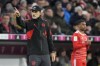 Bayern's head coach Thomas Tuchel gestures during the German Bundesliga soccer match between FC Bayern Munich and Borussia Dortmund at the Allianz Arena stadium in Munich, Germany, Saturday April 1, 2023. (AP Photo/Matthias Schrader)