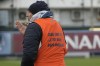 Napoli coach Luciano Spalletti wears a bib reading: 