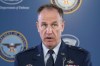 Pentagon spokesman U.S. Air Force Brig. Gen. Patrick Ryder speaks during a media briefing at the Pentagon, Thursday, April 13, 2023, in Washington. (AP Photo/Alex Brandon)