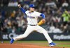 Seattle Mariners starting pitcher Luis Castillo throws against the Colorado Rockies during the second inning of a baseball game Sunday, April 16, 2023, in Seattle. (AP Photo/Lindsey Wasson)