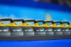 Curling stones are seen on the ice at the Scotties Tournament of Hearts, in Kamloops, B.C., Friday, Feb. 24, 2023. Curling Canada announced significant changes to some of its major events on Monday. THE CANADIAN PRESS/Darryl Dyck