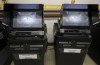 FILE - Dominion Voting ballot-counting machines are shown at a Torrance County warehouse during election equipment testing with local candidates and partisan officers in Estancia, N.M., Sept. 29, 2022. Dominion Voting Systems' defamation lawsuit against Fox News for airing bogus allegations of fraud in the 2020 election is set to begin trial on Tuesday, April 18, 2023, in Delaware. (AP Photo/Andres Leighton, File)